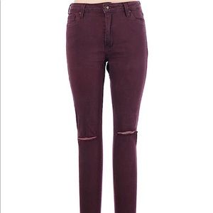 Women’s Just Black stretch skinny jeans distressed